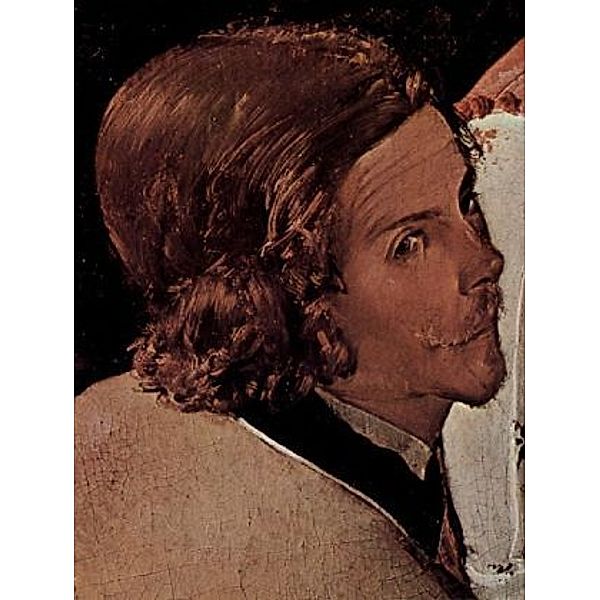 Georges de La Tour - Der Falschspieler, mit Kreuz-As, Detail: Kopf des Falschspielers - 1.000 Teile (Puzzle)