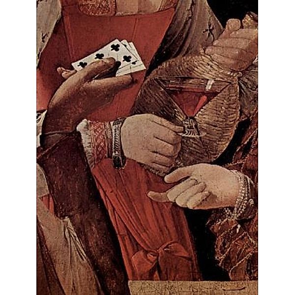 Georges de La Tour - Der Falschspieler, mit Kreuz-As, Detail: Spielkarten - 200 Teile (Puzzle)