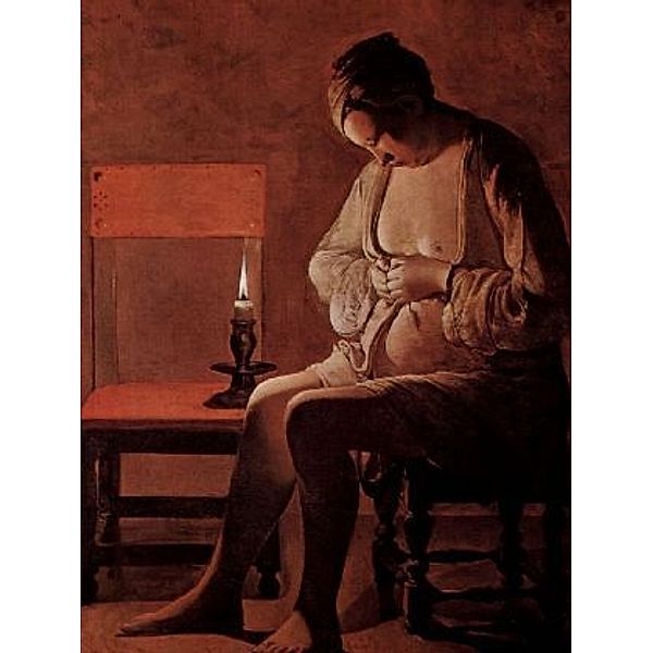 Georges de La Tour - Frau mit dem Floh - 1.000 Teile (Puzzle)