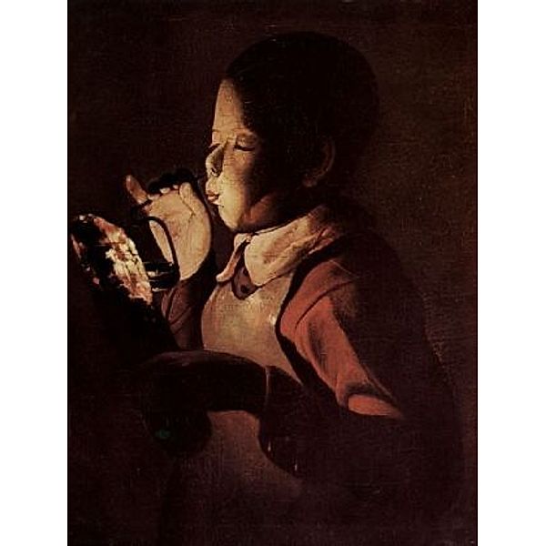 Georges de La Tour - Knabe bläst in eine Lampe - 1.000 Teile (Puzzle)