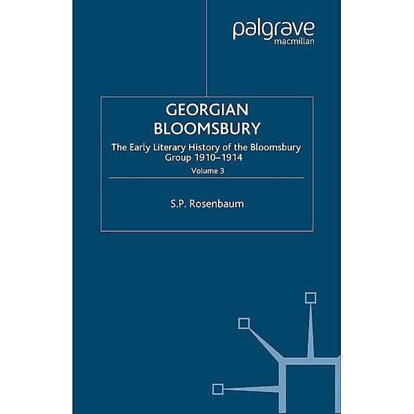 Georgian Bloomsbury, S. Rosenbaum