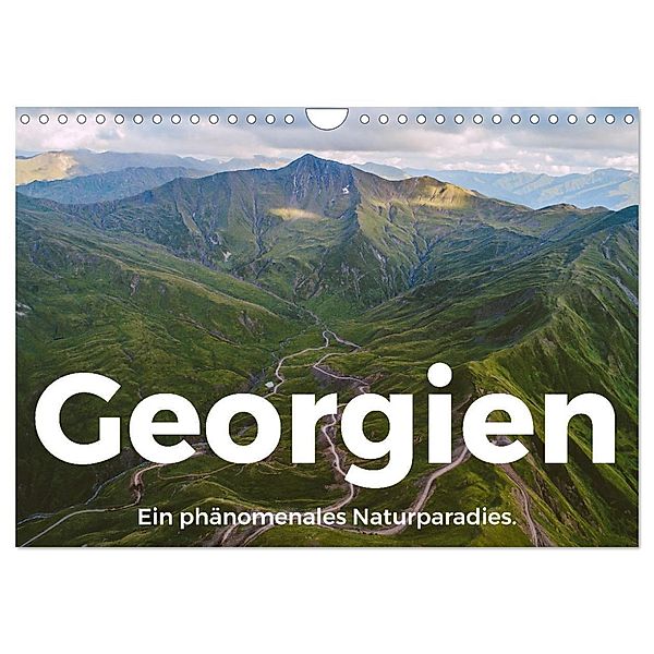 Georgien - Ein phänomenales Naturparadies. (Wandkalender 2024 DIN A4 quer), CALVENDO Monatskalender, M. Scott