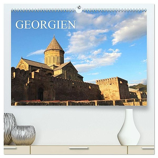 Georgien (hochwertiger Premium Wandkalender 2024 DIN A2 quer), Kunstdruck in Hochglanz, Céline Baur