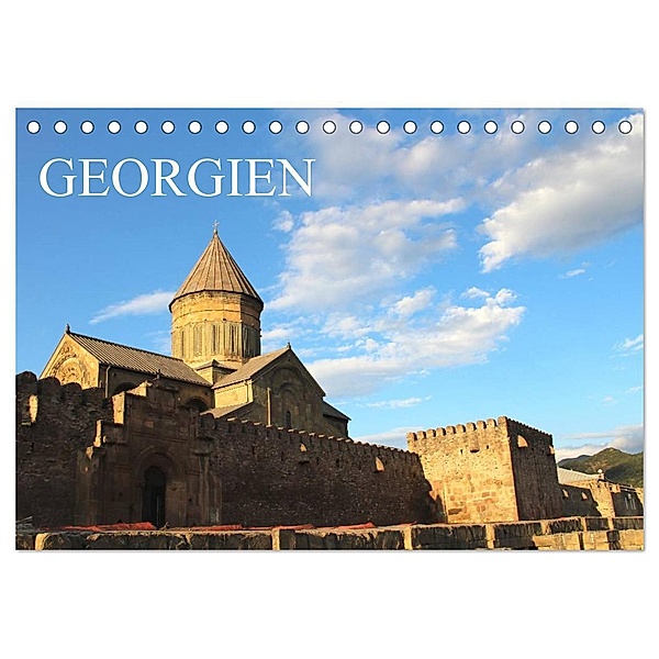 Georgien (Tischkalender 2024 DIN A5 quer), CALVENDO Monatskalender, Céline Baur