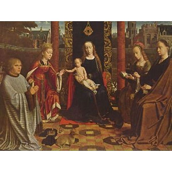 Gerard David - Die mystische Vermählung der Hl. Katharina - 1.000 Teile (Puzzle)