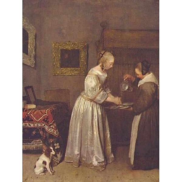 Gerard ter Borch d. J. - Dame, die sich die Hände wäscht - 2.000 Teile (Puzzle)