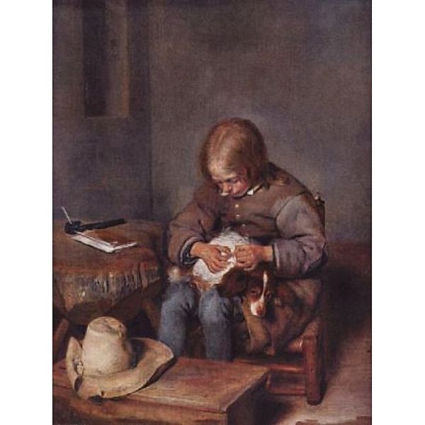 Gerard ter Borch d. J. - Knabe floht seinen Hund - 1.000 Teile (Puzzle)