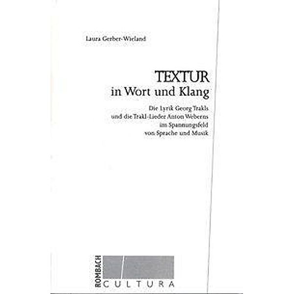 Gerber-Wieland, L: Textur in Wort, Laura Gerber-Wieland