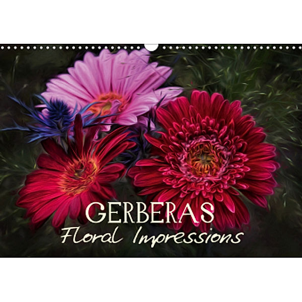 Gerberas Floral Impressions (Wall Calendar 2021 DIN A3 Landscape), Vronja Photon