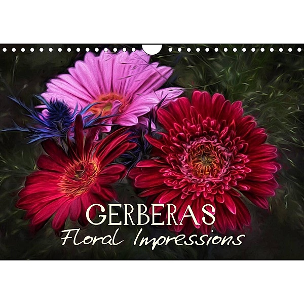 Gerberas Floral Impressions (Wall Calendar 2023 DIN A4 Landscape), Vronja Photon