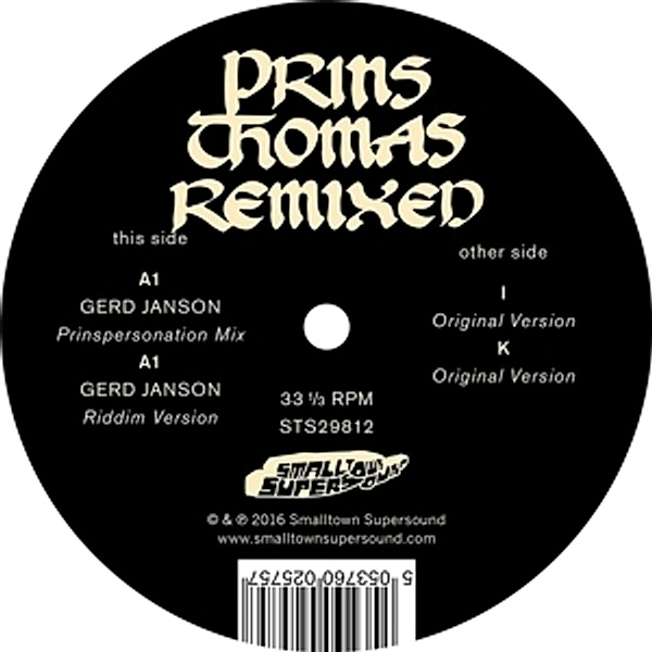 Gerd Janson Remixes, Prins Thomas