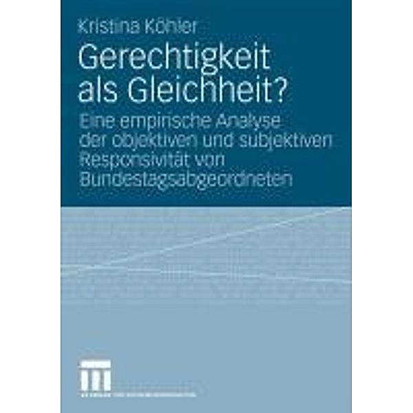 Gerechtigkeit als Gleichheit?, Kristina Köhler