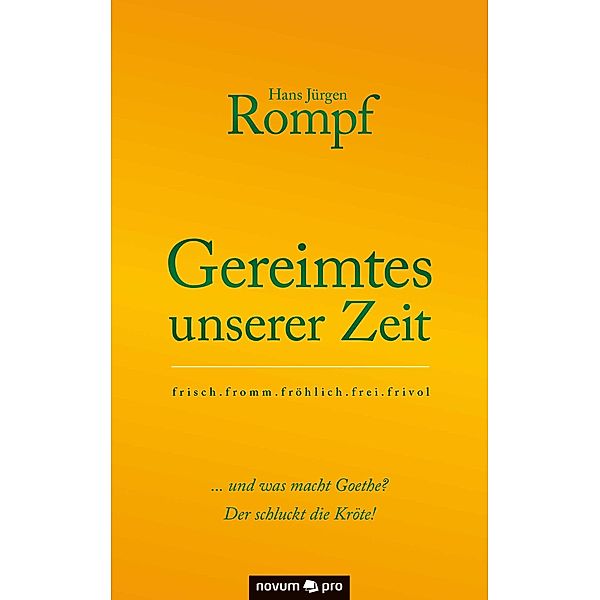 Gereimtes unserer Zeit, Hans Jürgen Rompf