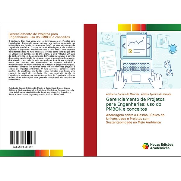 Gerenciamento de Projetos para Engenharias: uso do PMBOK e conceitos, Adalberto Gomes de Miranda, Adailza Aparício de Miranda