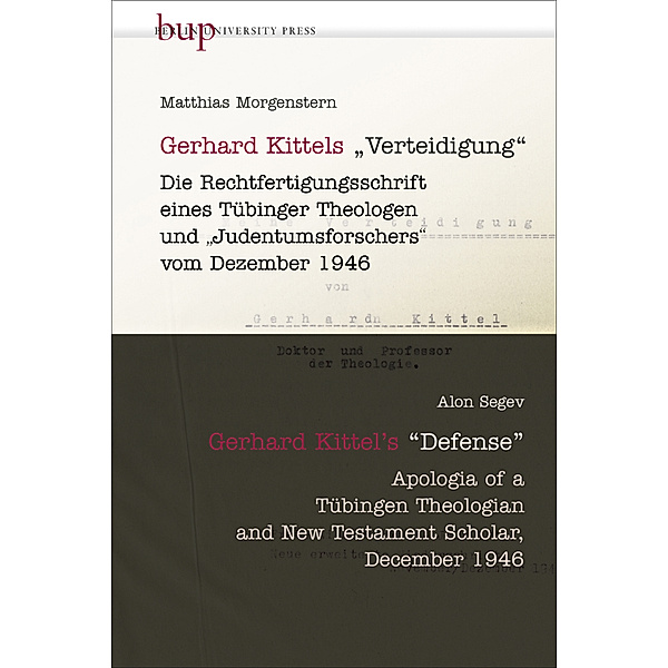 Gerhard Kittels Verteidigung | Gerhard Kittel's Defence, Matthias Morgenstern, Alon Segev