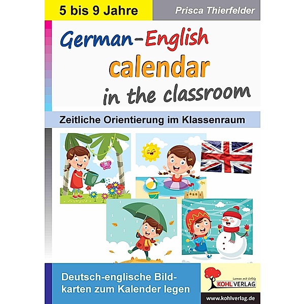 German-English calendar in the classroom, Prisca Thierfelder