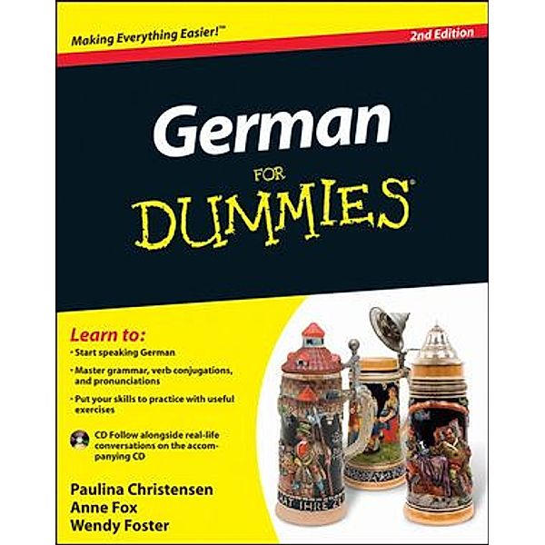 German For Dummies, w, CD-ROM, Paulina Christensen, Anne Fox, Wendy Foster