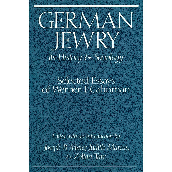 German Jewry, Joseph B. Maier