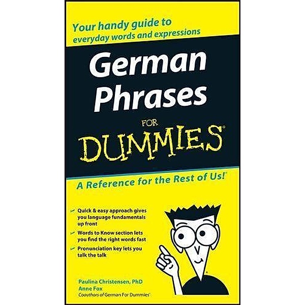 German Phrases For Dummies, Paulina Christensen, Anne Fox