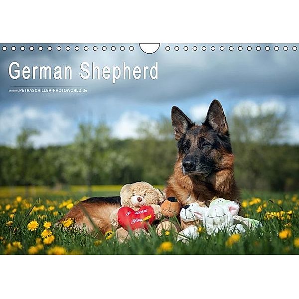 German Shepherd / UK-Version (Wall Calendar 2017 DIN A4 Landscape), Petra Schiller