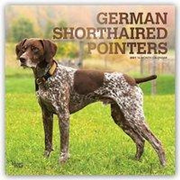 German Shorthaired Pointers - Deutsch Kurzhaar 2021 - 16-Monatskalender mit freier DogDays-App, German Shorthaired Pointers 2021
