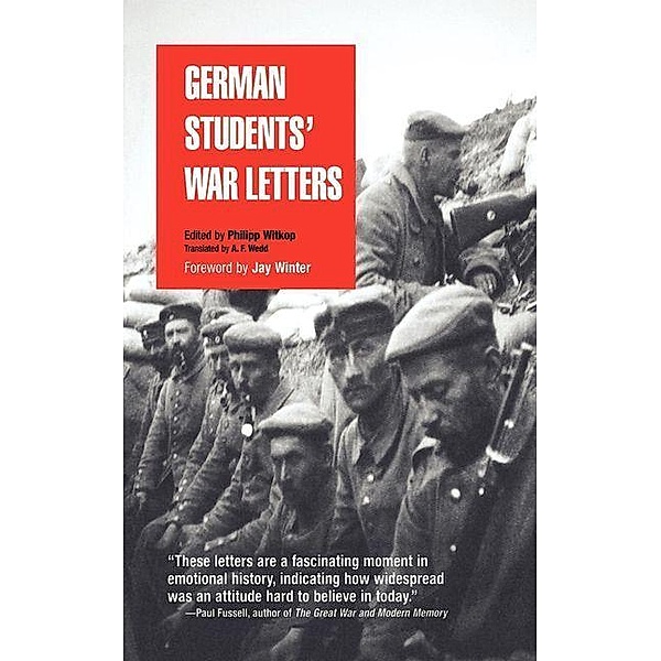 German Students' War Letters / Pine Street Books, Philipp Witkop