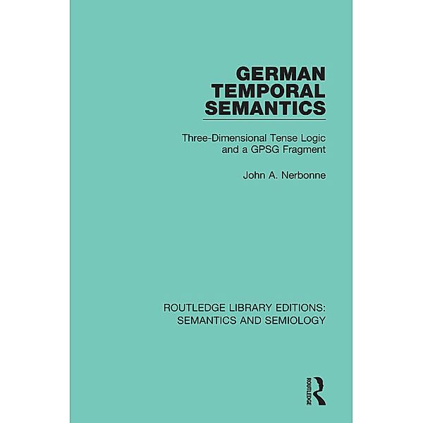 German Temporal Semantics, John A. Nerbonne