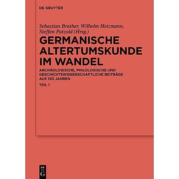 Germanische Altertumskunde im Wandel / Reallexikon der Germanischen Altertumskunde - Ergänzungsbände Bd.100