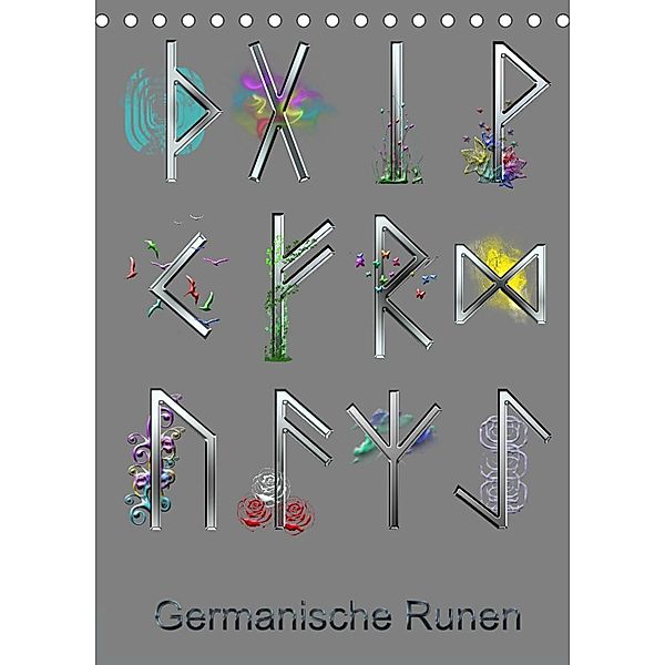 Germanische Runen (Tischkalender 2023 DIN A5 hoch), Kornelia Kauss