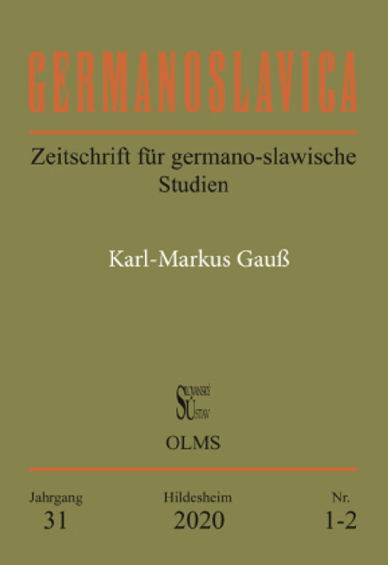 Germanoslavica. Zeitschrift für germano-slawische Studien Buch  versandkostenfrei bei Weltbild.de bestellen