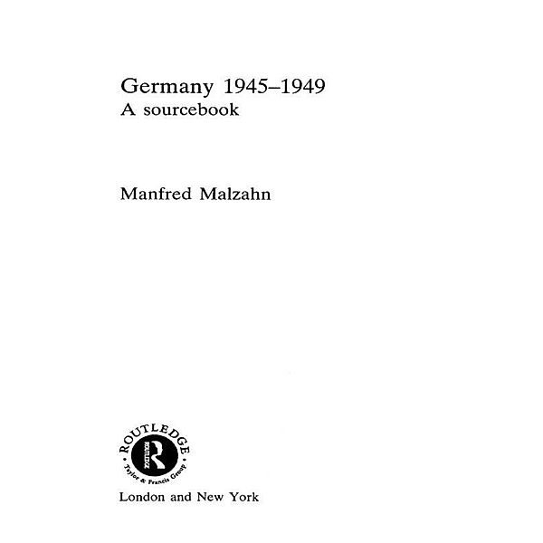 Germany 1945-1949, Manfred Malzahn