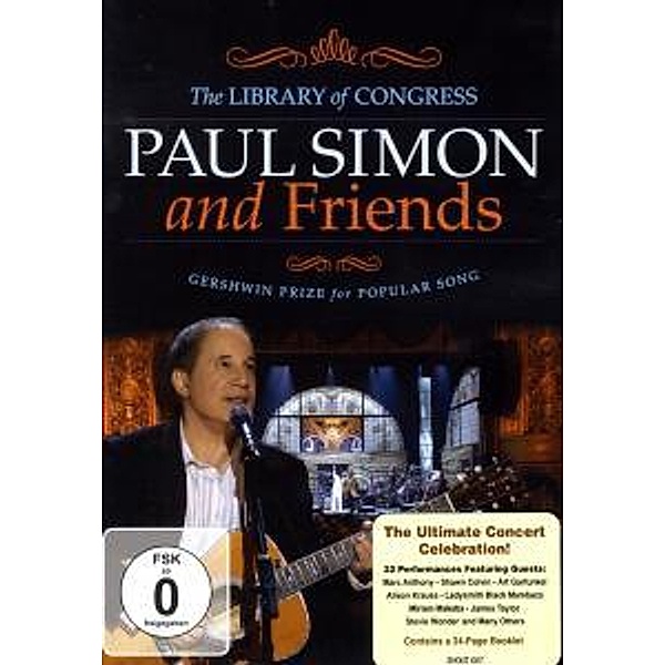 Gershwin Prize For Popular Song, Paul And Friends Simon