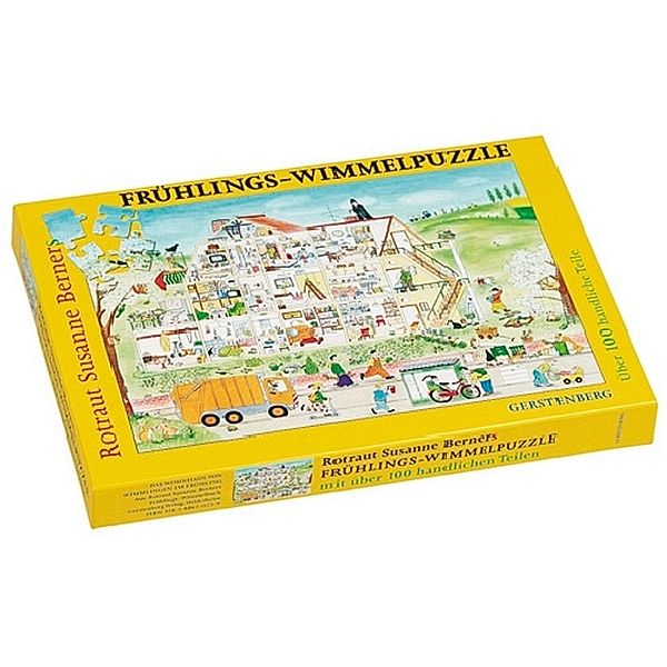 Gerstenberg Verlag Gerstenberg Puzzle - Rotraut Susanne Berner Frühlings-Wimmel-Puzzle, über 100 Teile, Rotraut Susanne Berner