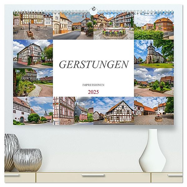 Gerstungen Impressionen (hochwertiger Premium Wandkalender 2025 DIN A2 quer), Kunstdruck in Hochglanz, Calvendo, Dirk Meutzner