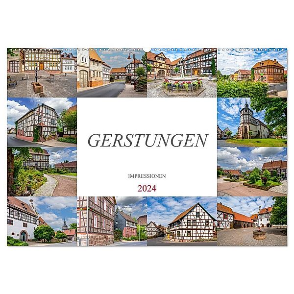 Gerstungen Impressionen (Wandkalender 2024 DIN A2 quer), CALVENDO Monatskalender, Dirk Meutzner