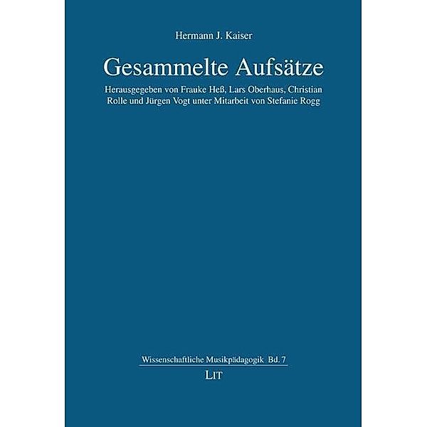 Gesammelte Aufsätze, Hermann J. Kaiser