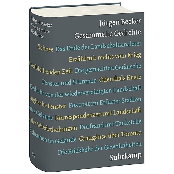 Gesammelte Gedichte, Jürgen Becker