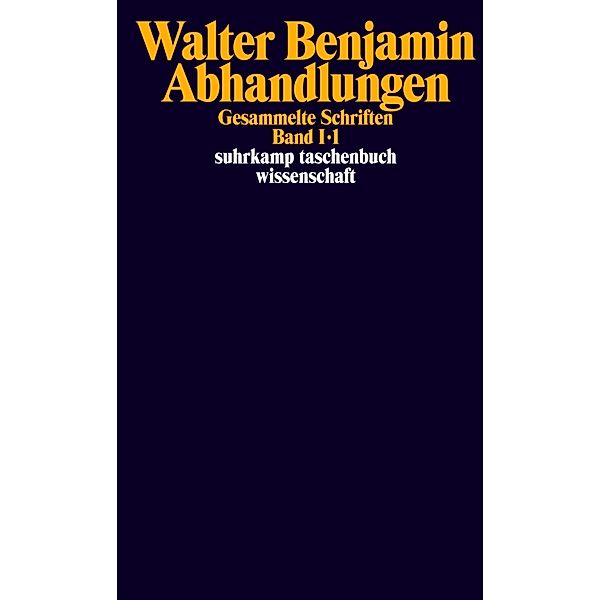 Gesammelte Schriften, 14 Teile, Walter Benjamin