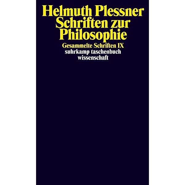 Gesammelte Schriften in zehn Bänden, Helmuth Plessner