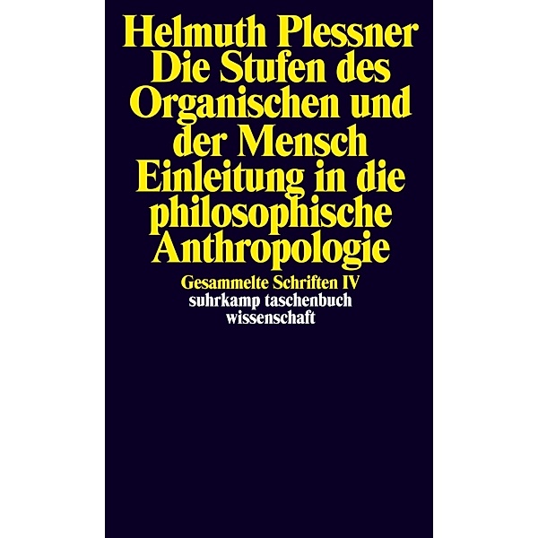 Gesammelte Schriften in zehn Bänden, Helmuth Plessner