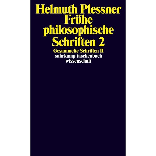 Gesammelte Schriften in zehn Bänden.Tl.2, Helmuth Plessner