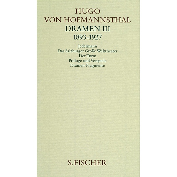 Gesammelte Werke, 10 Bde.: 126 Dramen, Hugo von Hofmannsthal