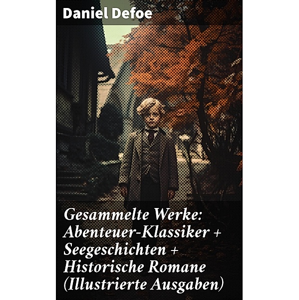 Gesammelte Werke: Abenteuer-Klassiker + Seegeschichten + Historische Romane (Illustrierte Ausgaben), Daniel Defoe