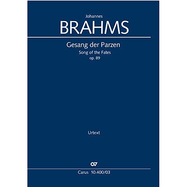 Gesang der Parzen (Klavierauszug), Johannes Brahms