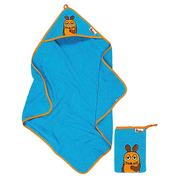 Playshoes Geschenk-Set DIE MAUS 2er-Pack in türkis