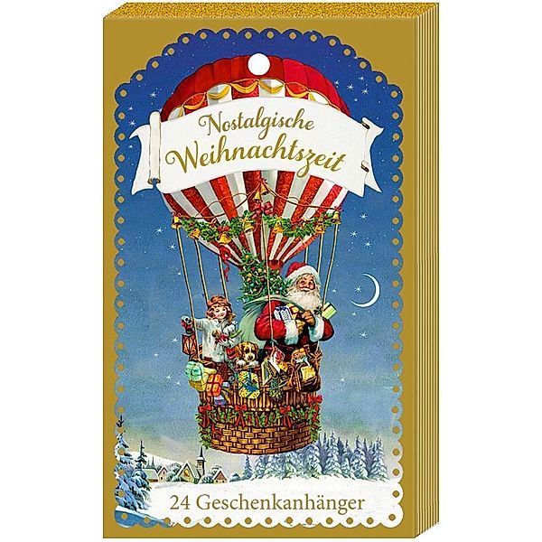 Geschenkanhänger-Blöckchen - Nostalgische Weihnachtszeit