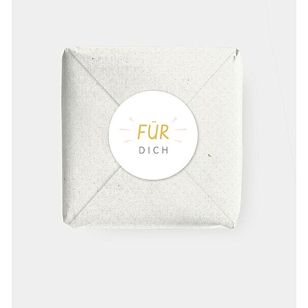 Geschenkaufkleber Girlande, Geschenkaufkleber rund (Ø 50mm)