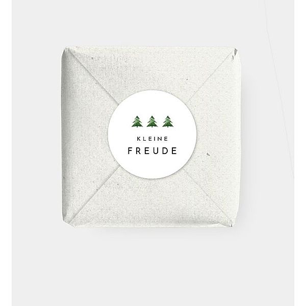 Geschenkaufkleber Kleiner Baum, Geschenkaufkleber rund (Ø 50mm)