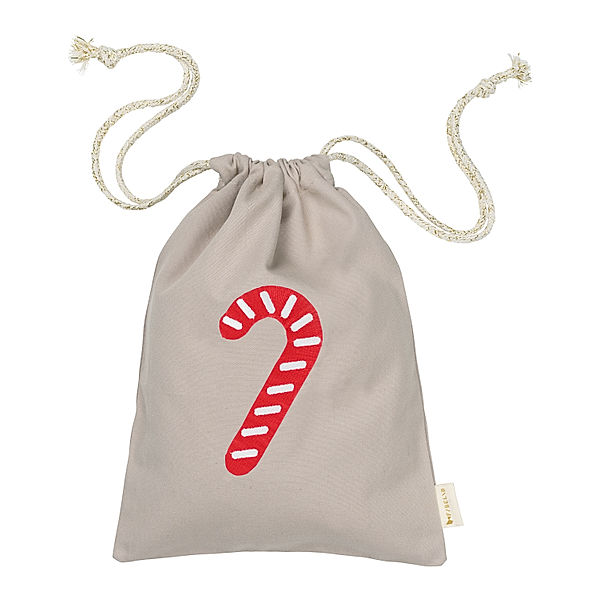 FABELAB Geschenkbeutel CANDYCANE in beige