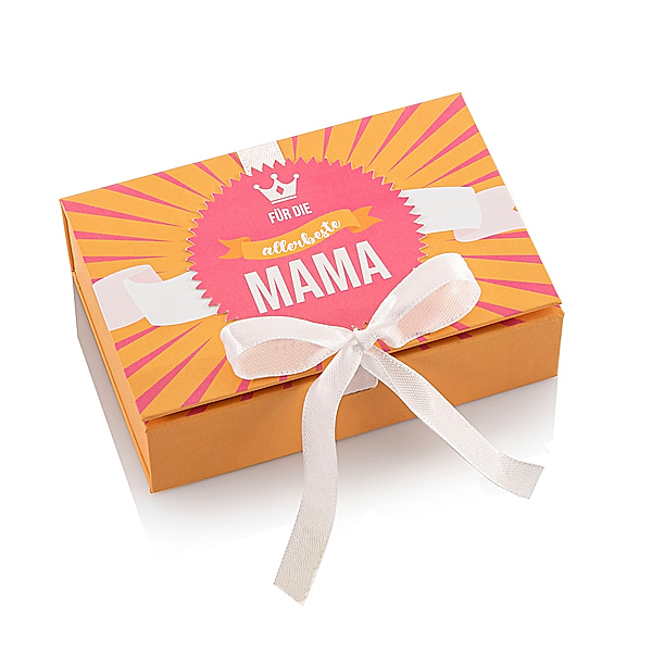 Geschenkbox „Mama“ mit Handschmeichler, 2-teilig